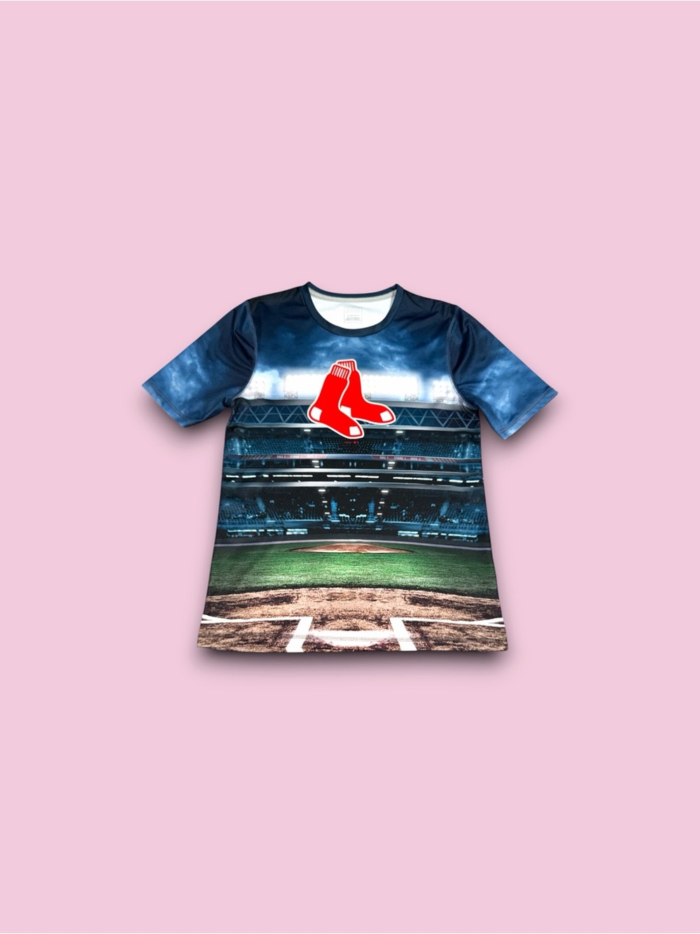 Vintage Boston Red Sox MLB genuine merchandise AOP shirt youth XL